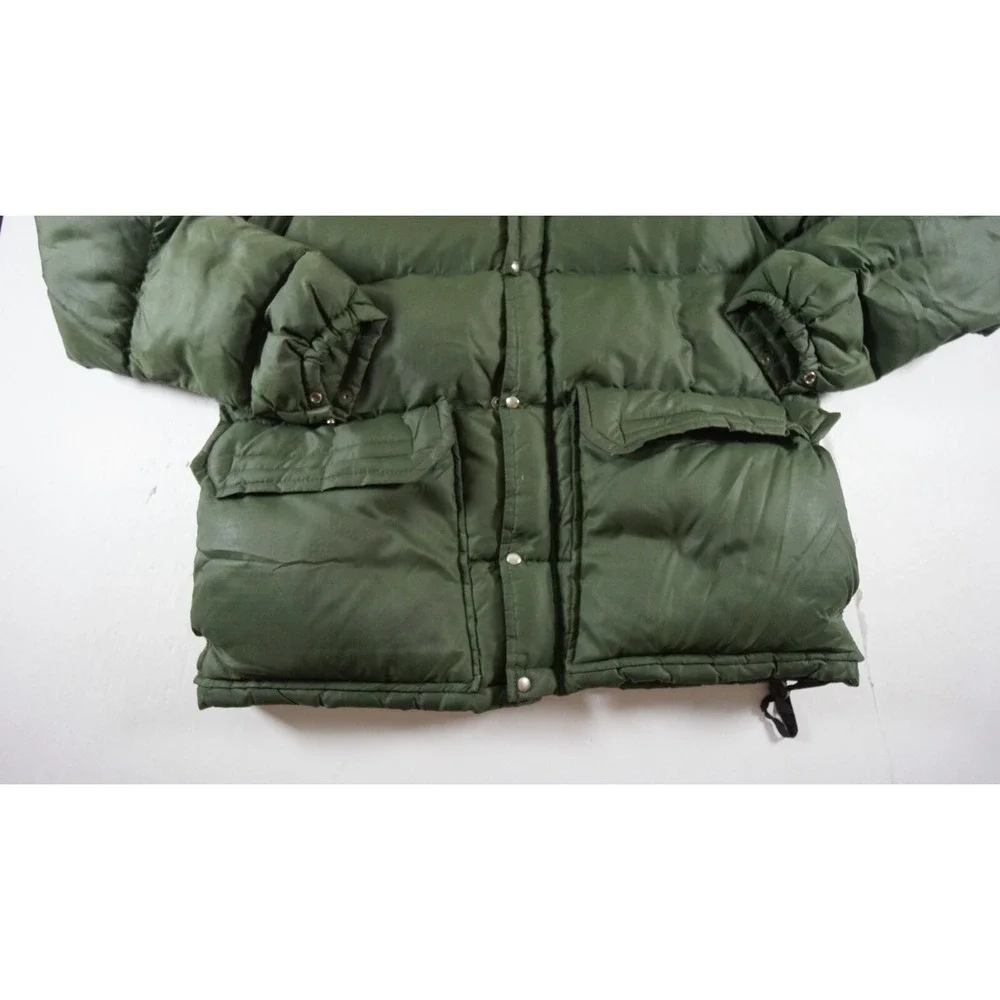 Vintage The North Face Jacket Mens Large Green Puffer Down Filled 70s RARE